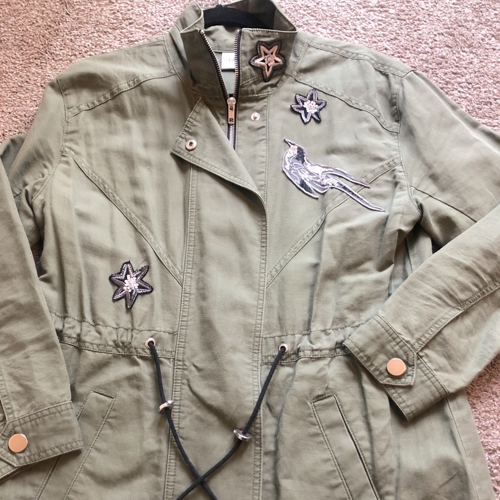 CABI Embroidered Utility Jacket